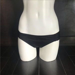 California Waves black ruched bikini bottom large
